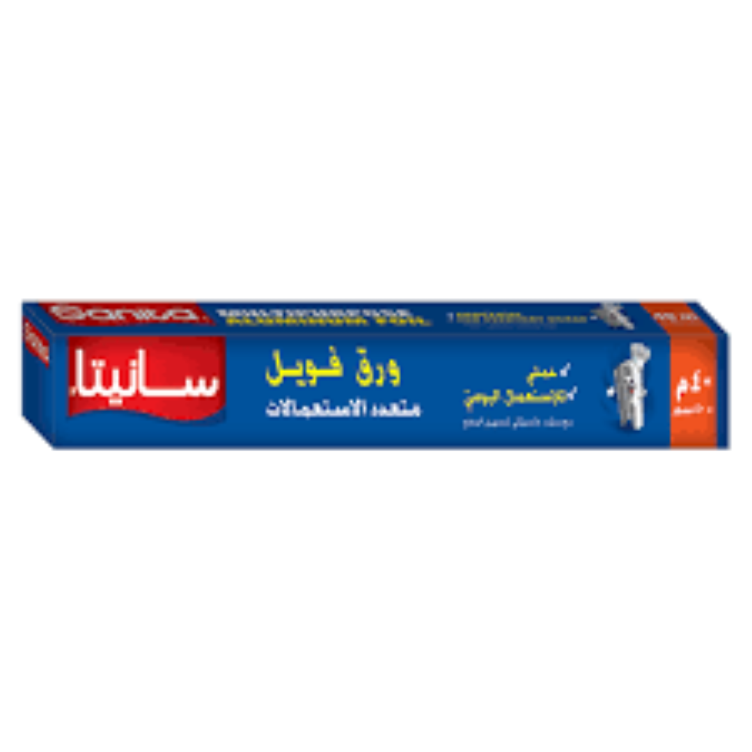 SANITA ALUMINIUM FOIL BLUE 40CMX5M